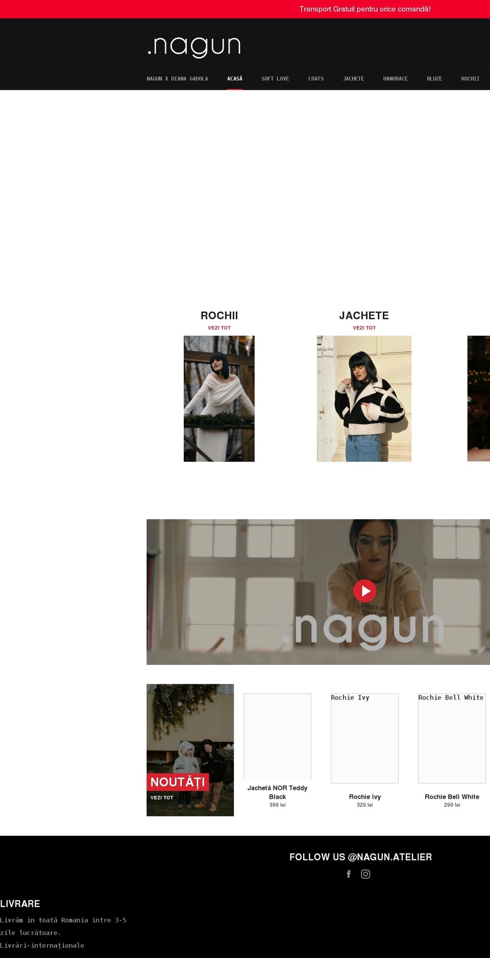 nagunatelier.com shopify website screenshot