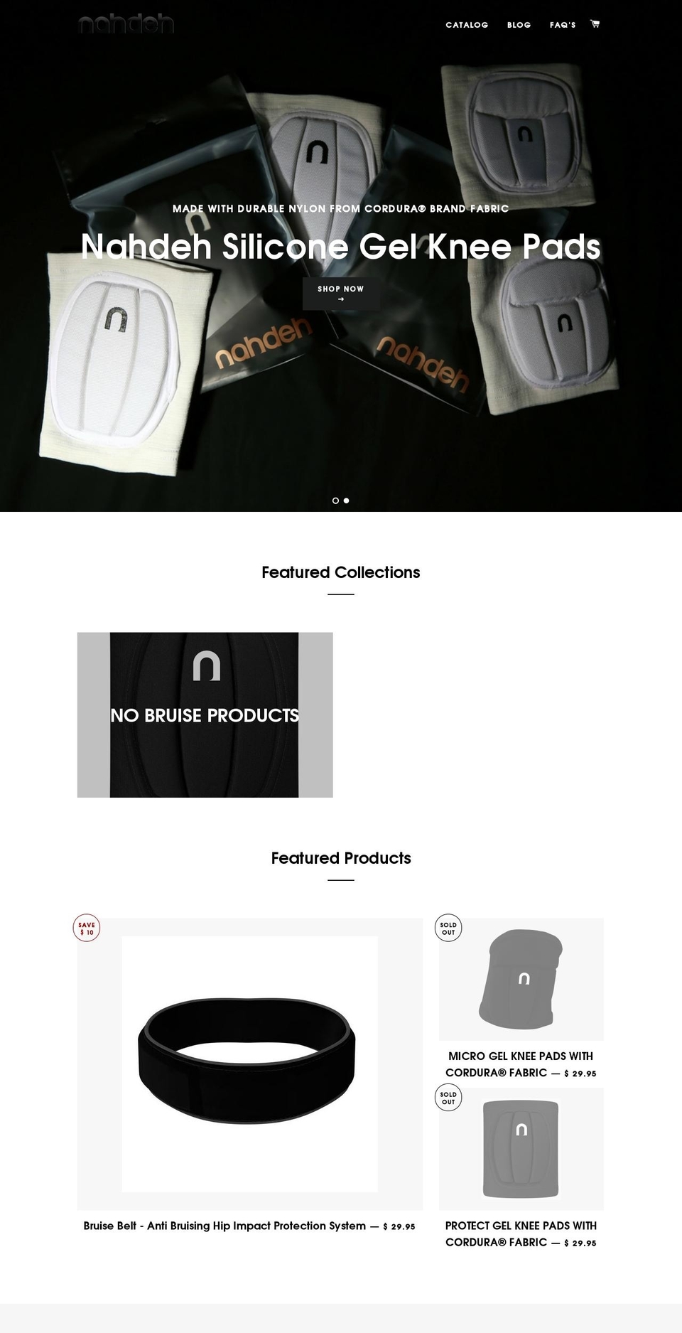 nahdeh.com shopify website screenshot