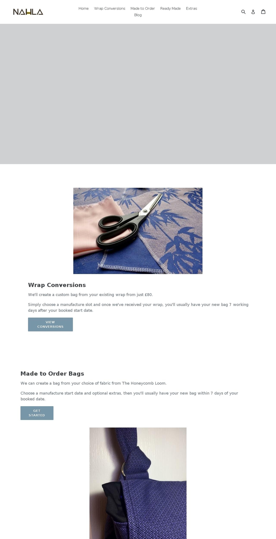nahlababy.com — Shopify storefront screenshot