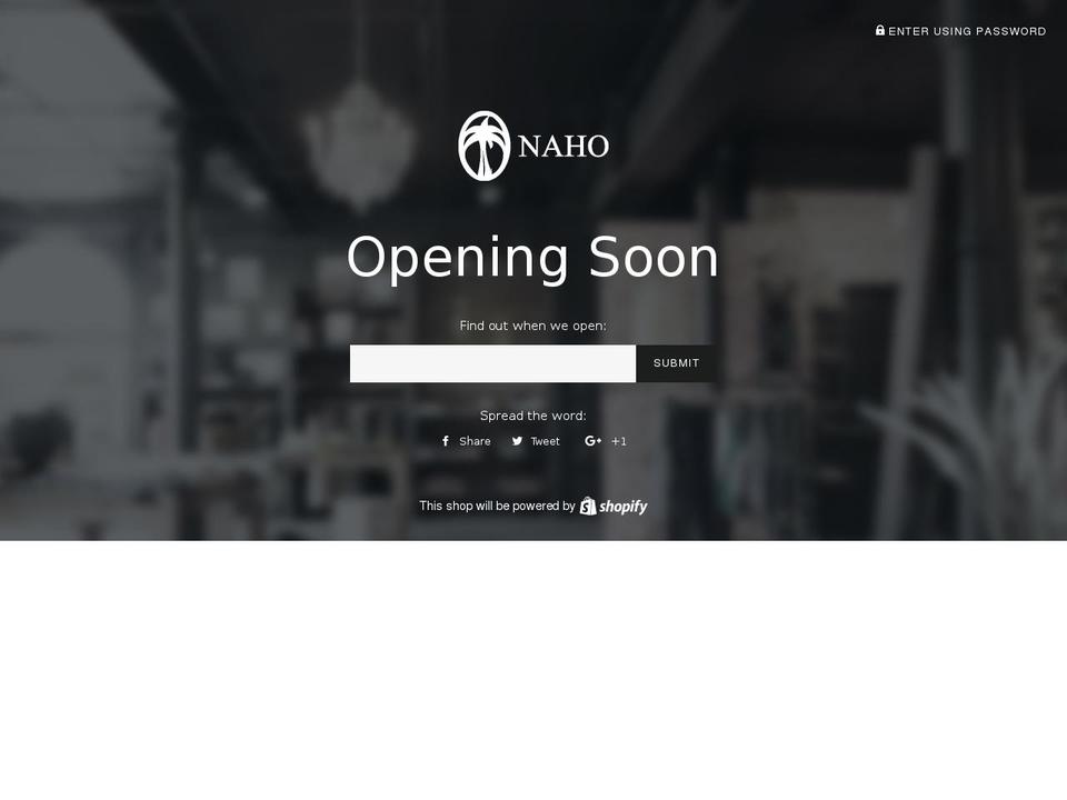 nahodesigns.com shopify website screenshot