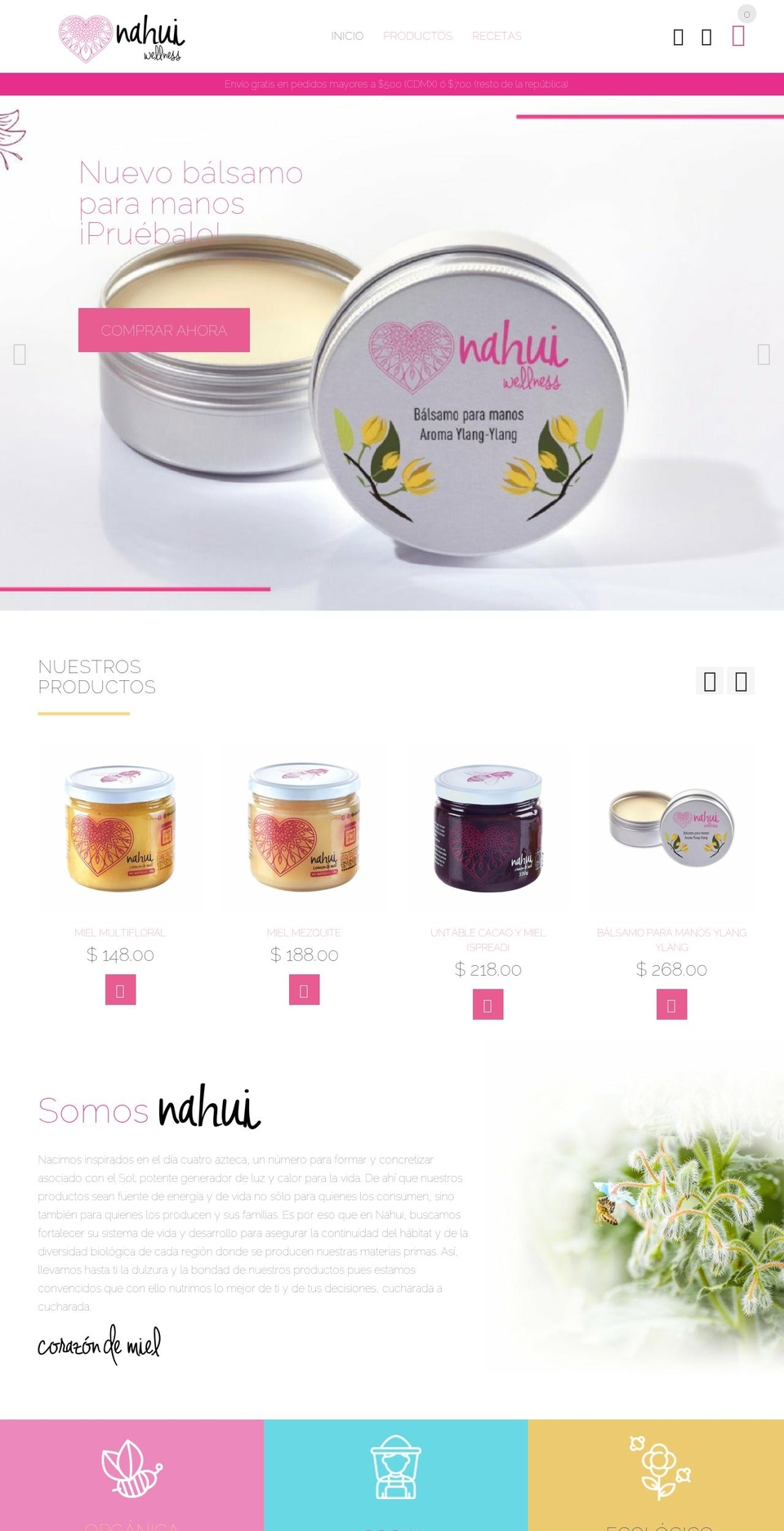 nahuiwellness.com shopify website screenshot