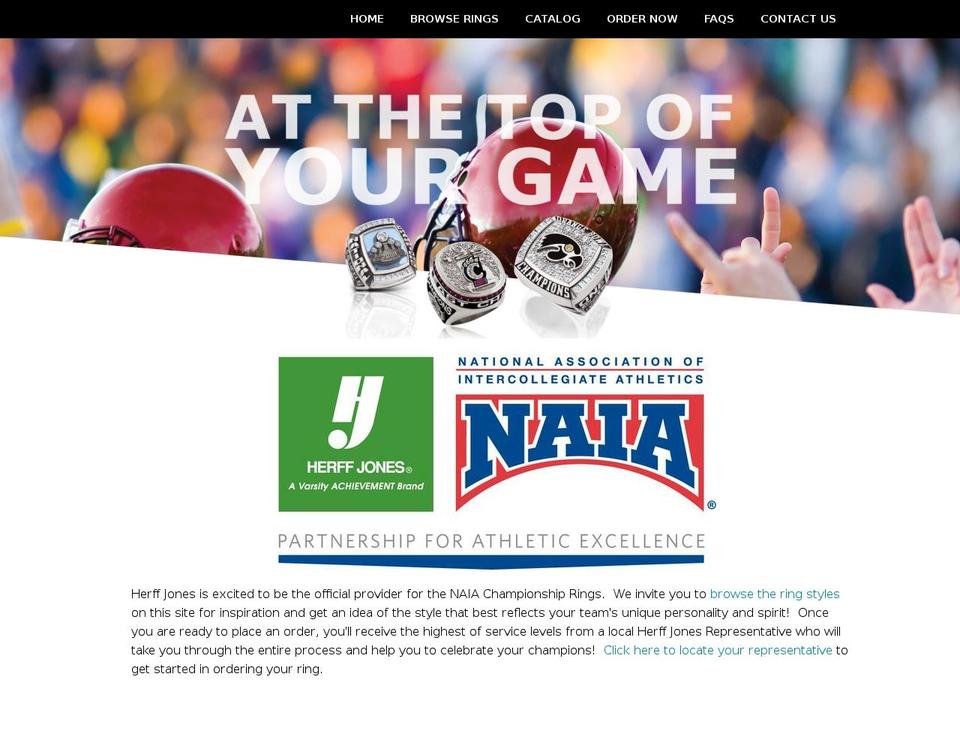naiachamprings.com shopify website screenshot