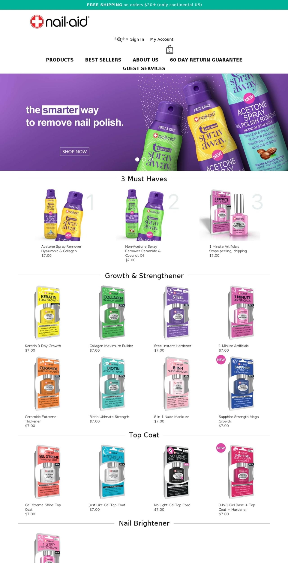 nailaidworks.com shopify website screenshot