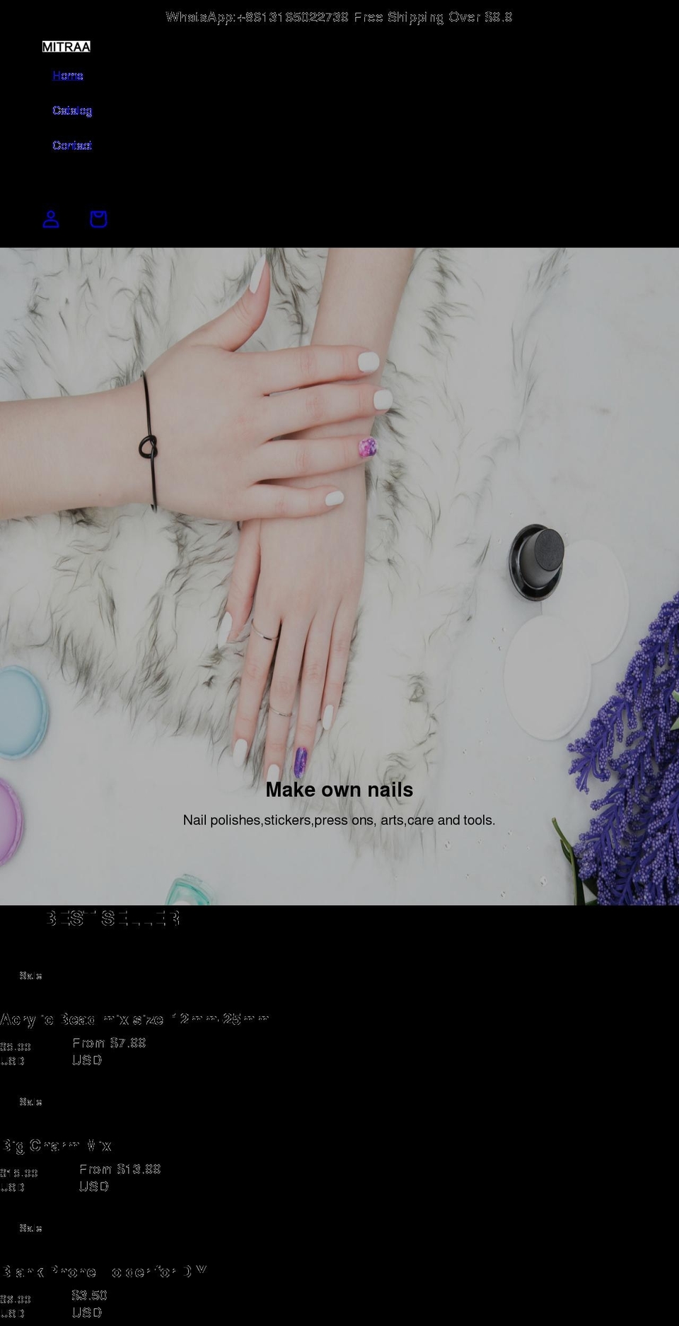 nailart.website shopify website screenshot