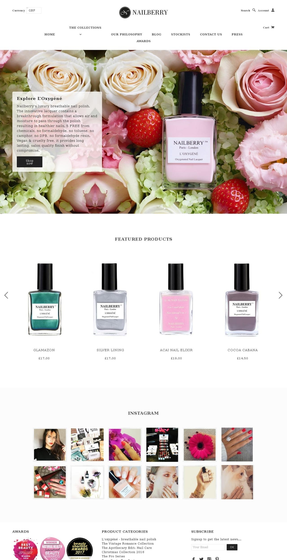 nailbutik.com shopify website screenshot
