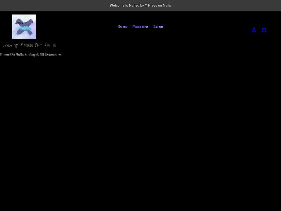 nailedbyy.com shopify website screenshot