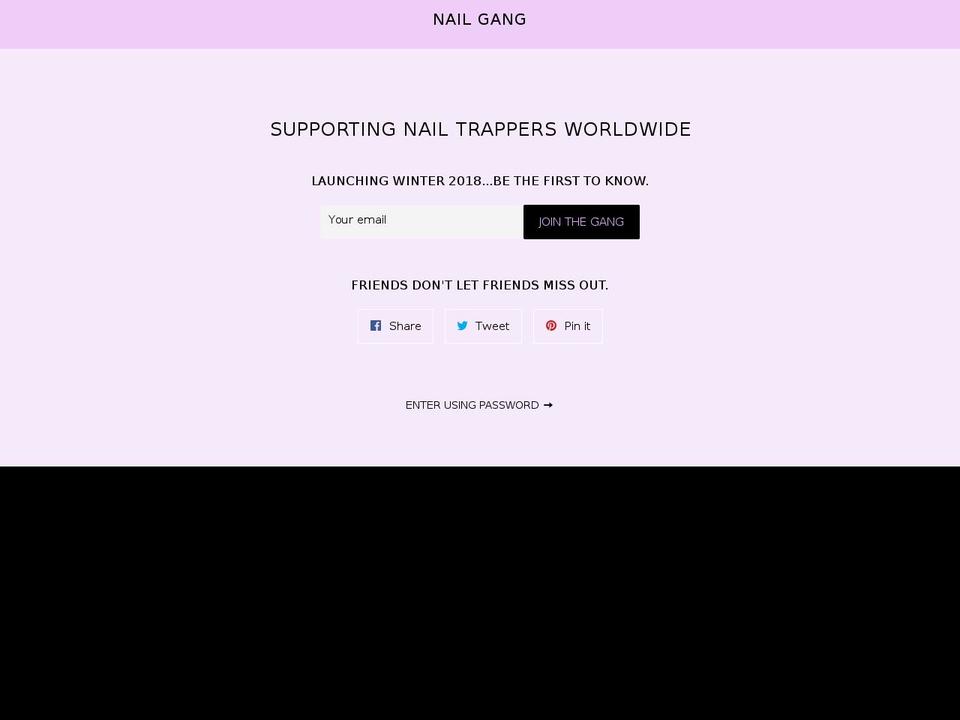 nailgang.com — Shopify storefront screenshot