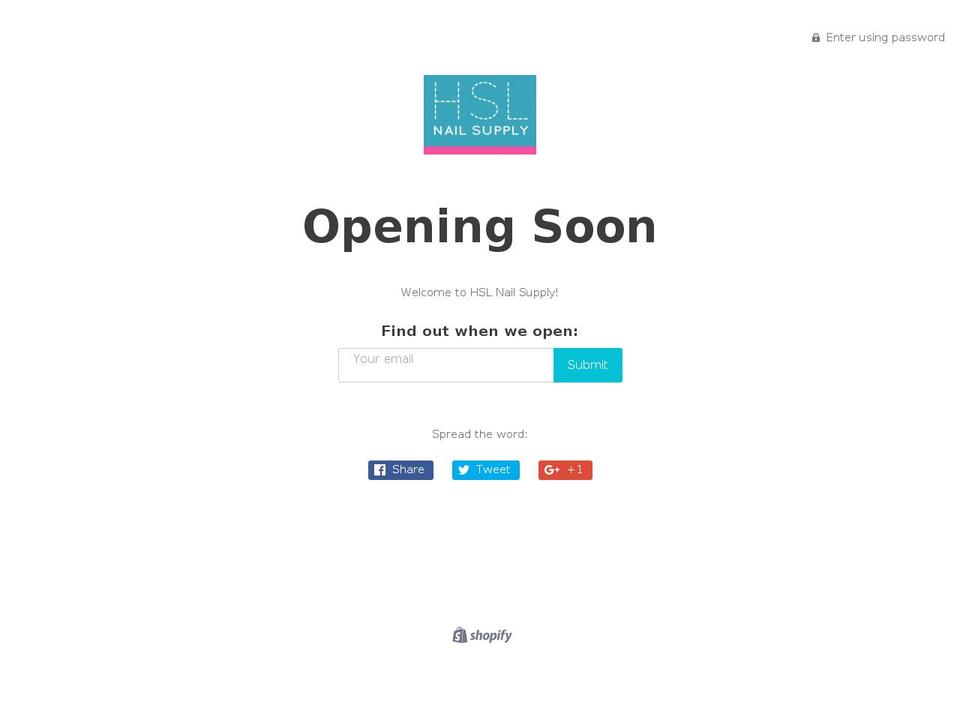 nailhsl.com — Shopify store on .com