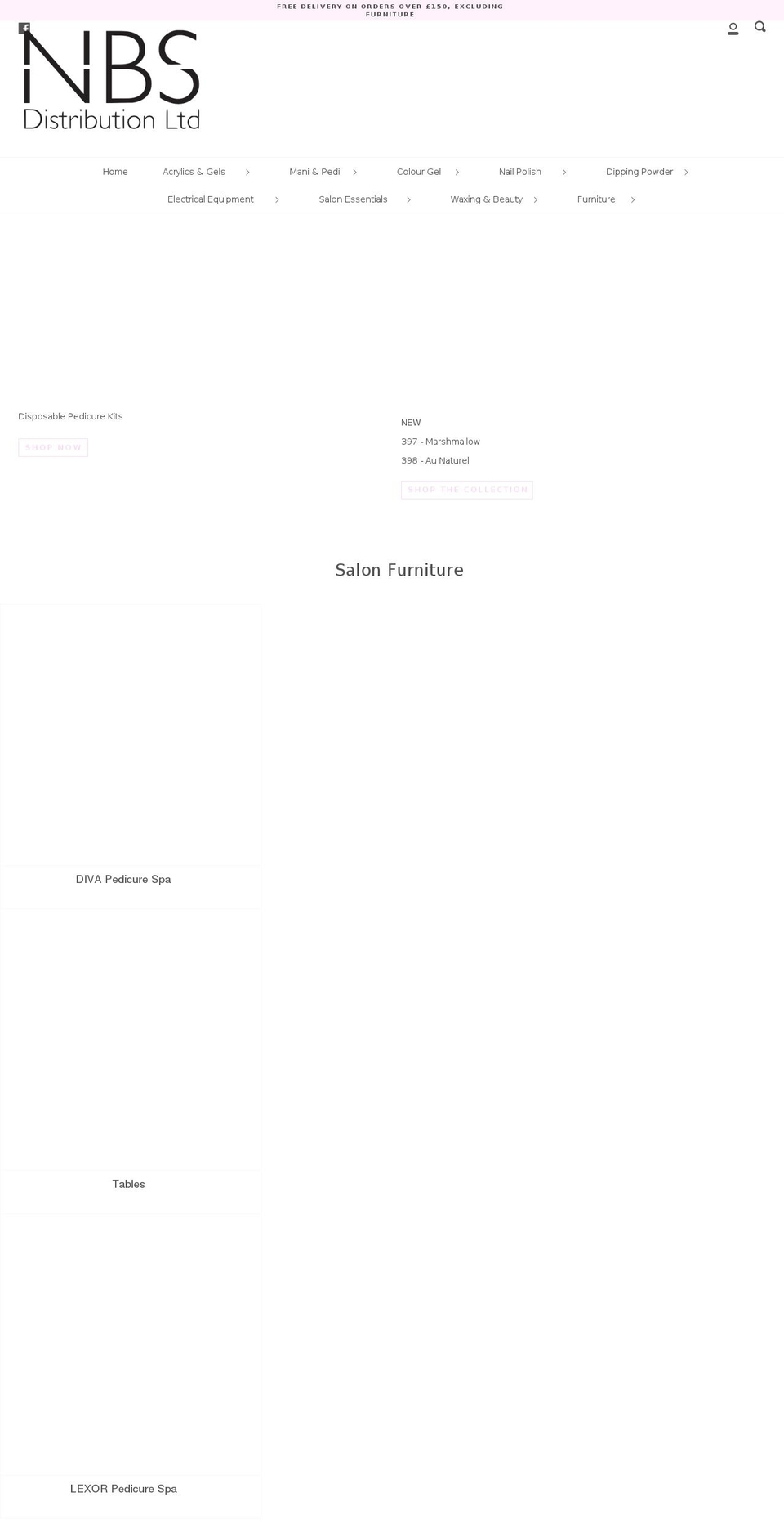 nailsbeautysupplies.com shopify website screenshot