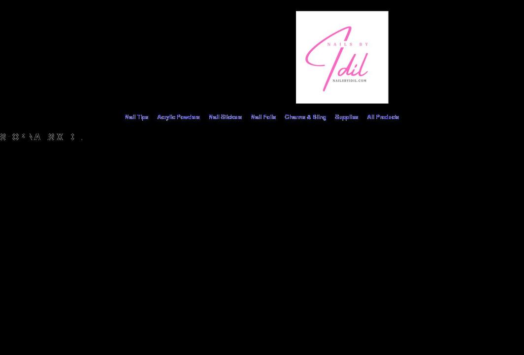 nailsbyidil.com shopify website screenshot
