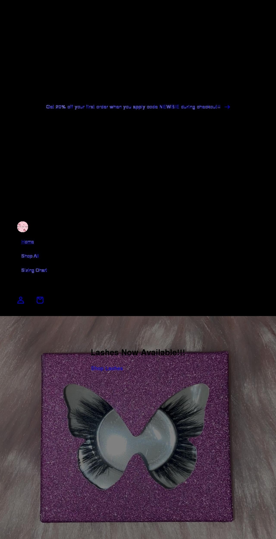 nailsbyyami.com shopify website screenshot