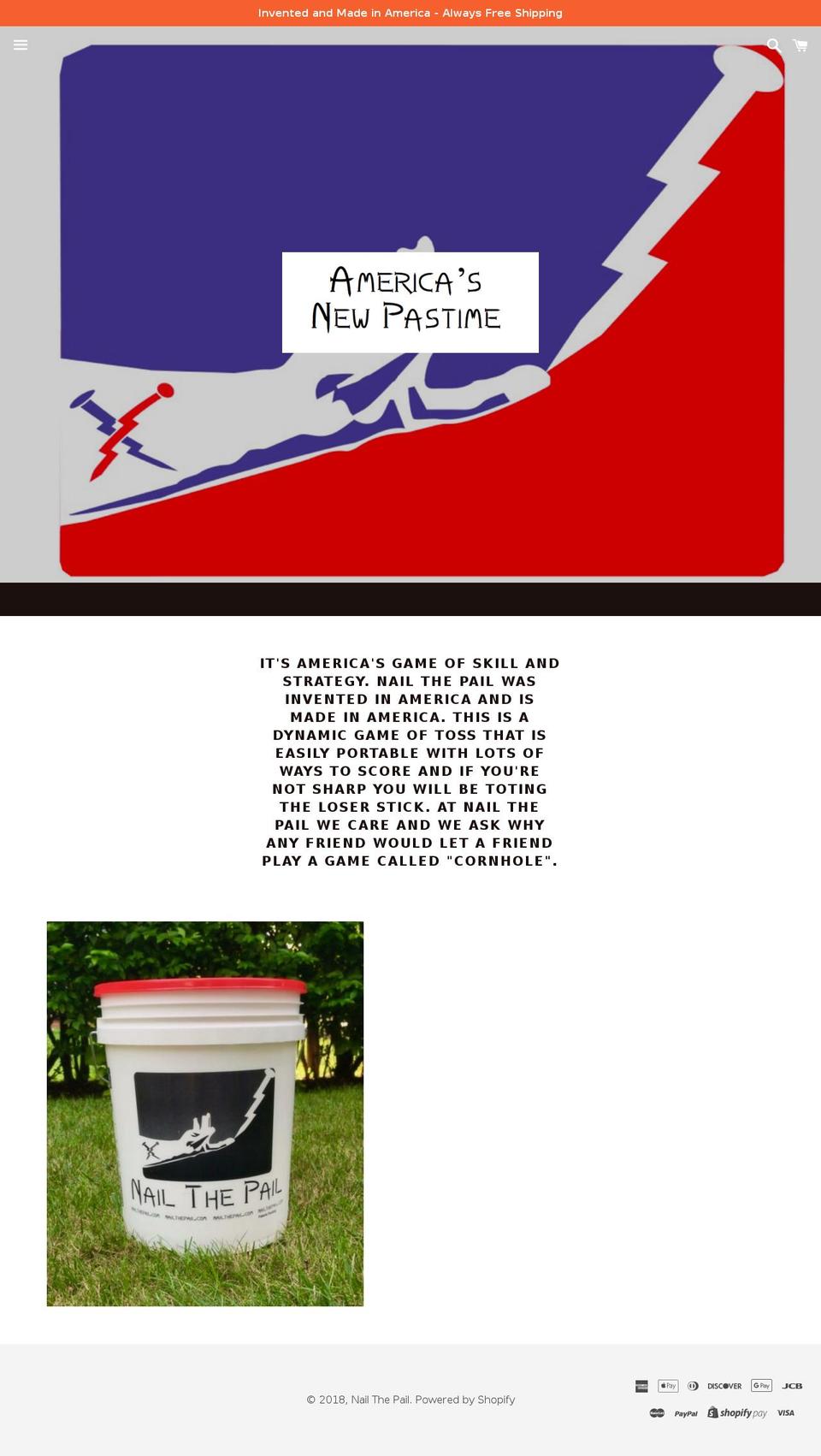 nailthepail.com shopify website screenshot