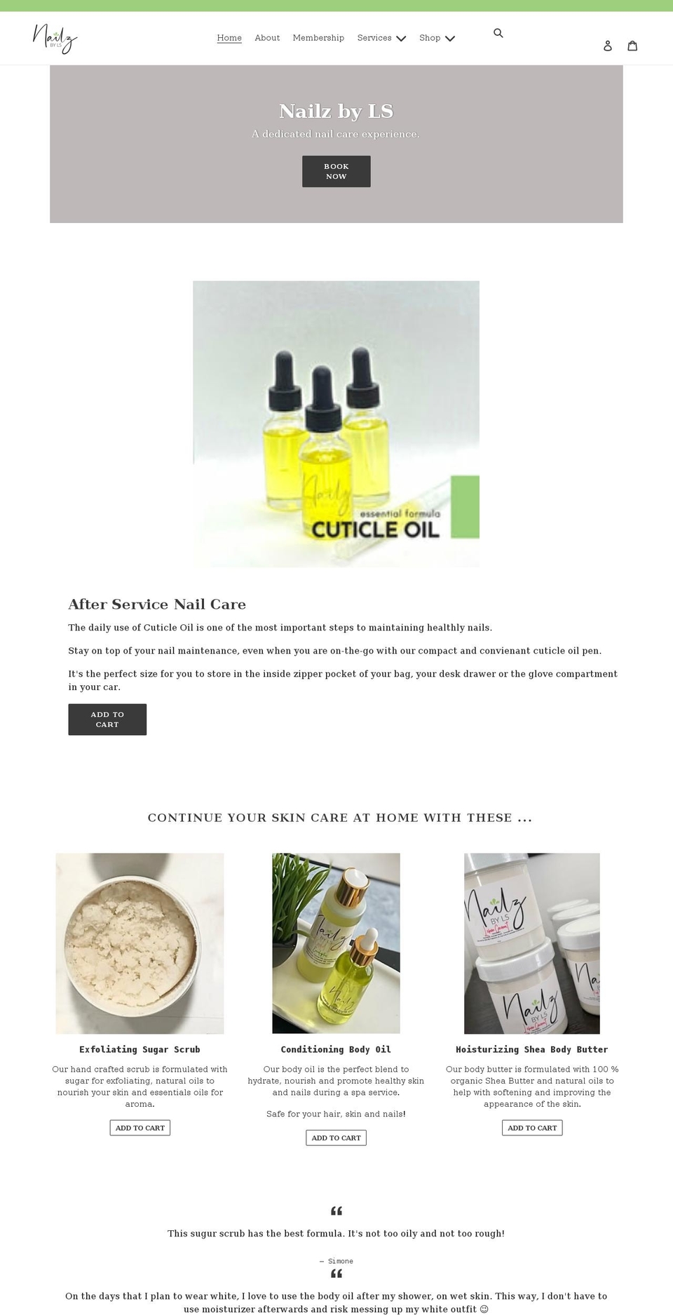 nailzbyls.com shopify website screenshot