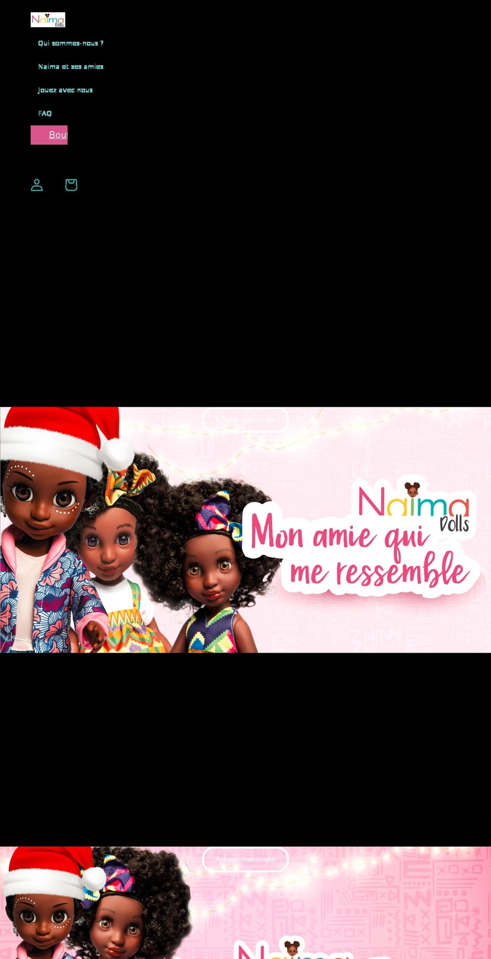 naimadolls.com — Shopify storefront screenshot