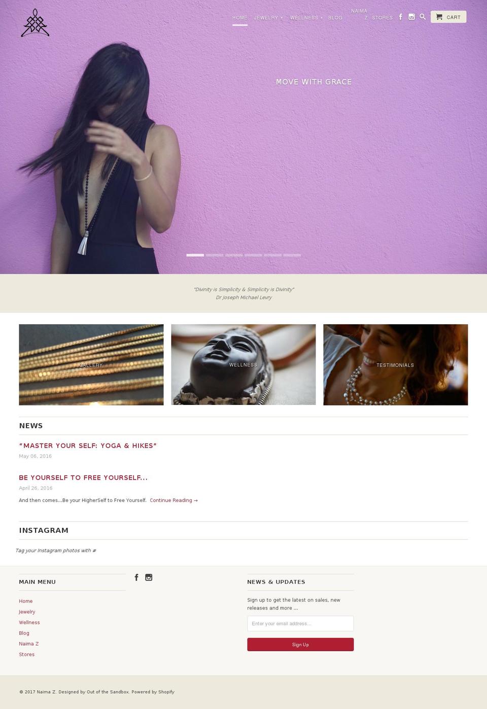 naimaz.com shopify website screenshot