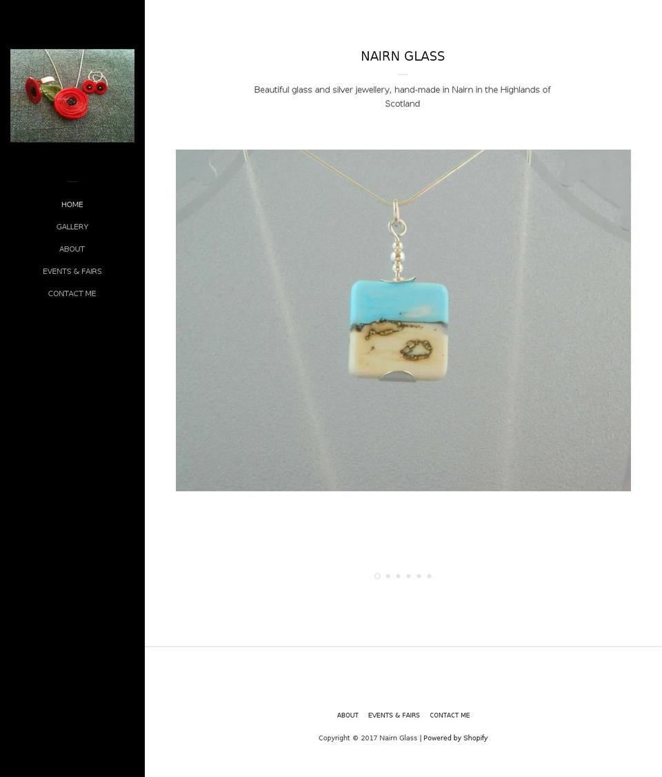 nairnglass.com shopify website screenshot