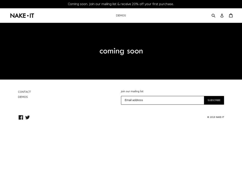 nake-it.com — Shopify storefront screenshot