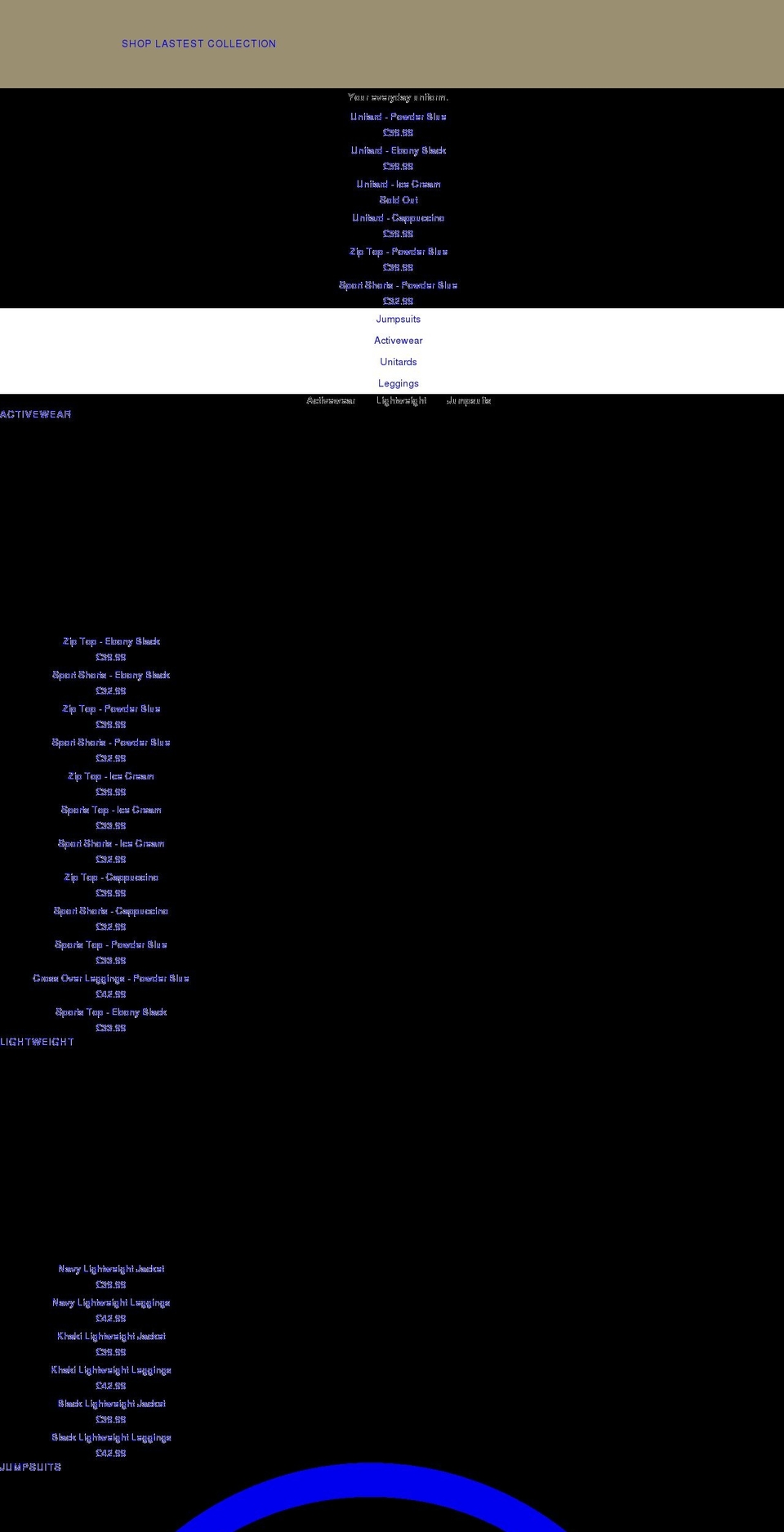 nakedapparel.co.uk shopify website screenshot