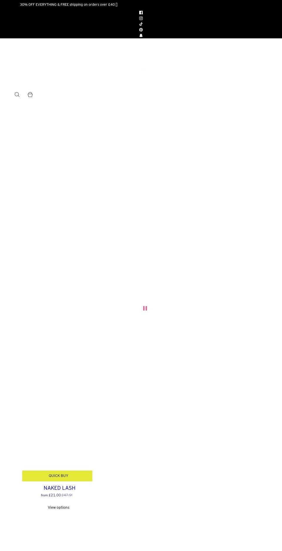 nakedco.com shopify website screenshot