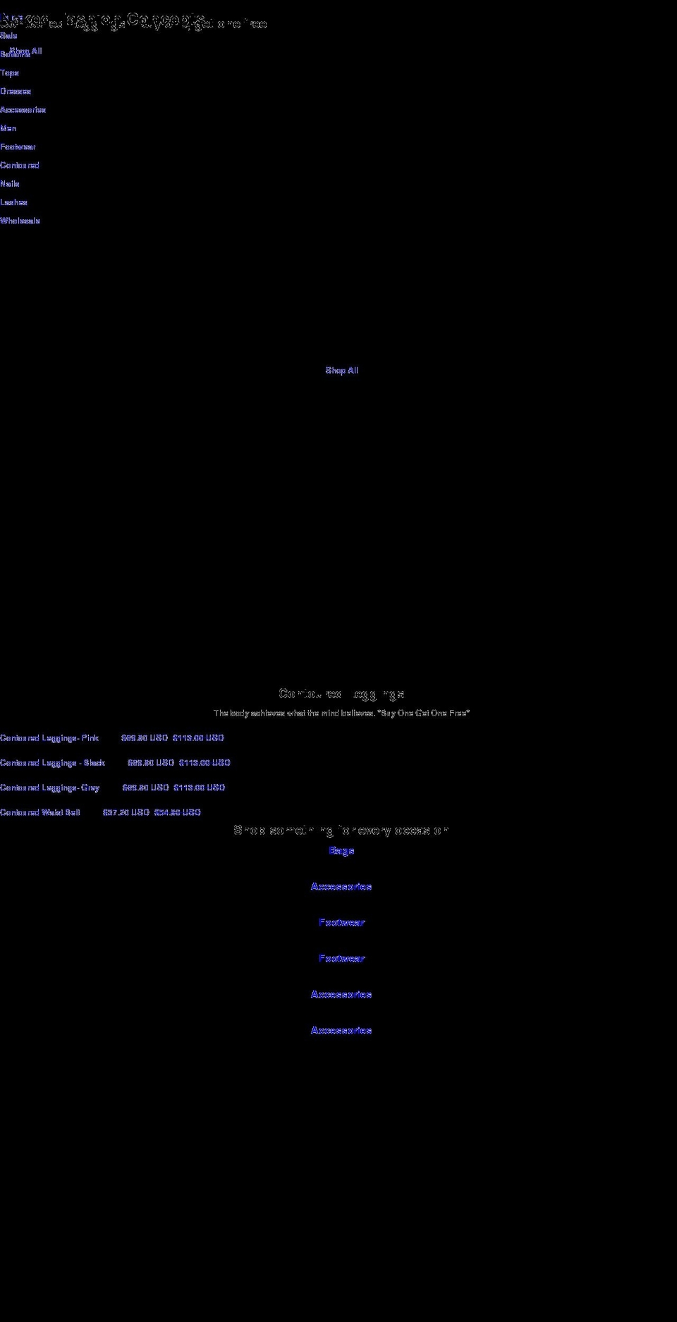 nakedfashionconcepts.com shopify website screenshot
