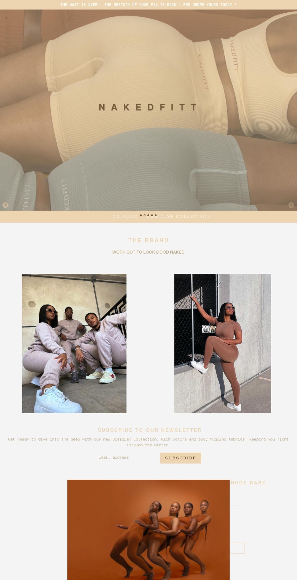 nakedfitt.com shopify website screenshot