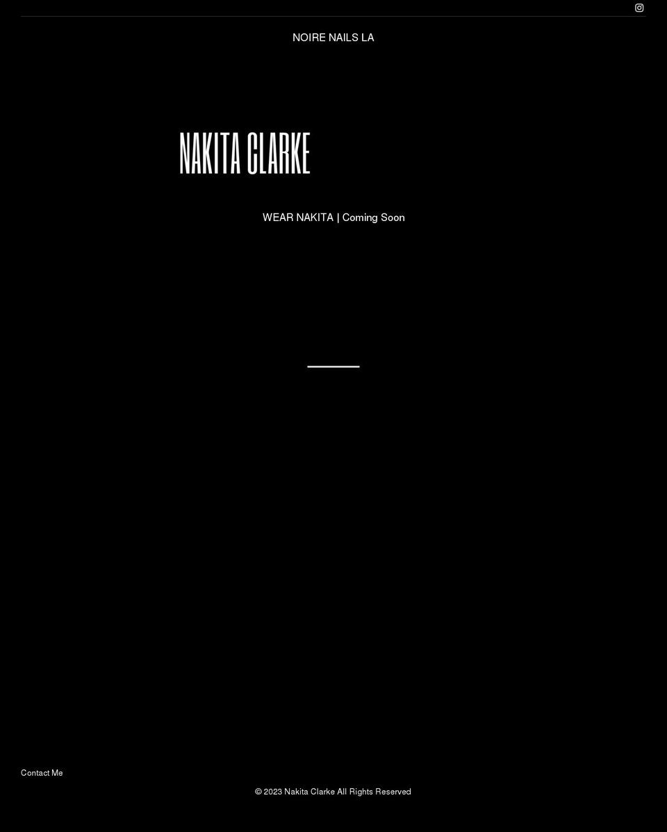 nakitaclarke.com shopify website screenshot