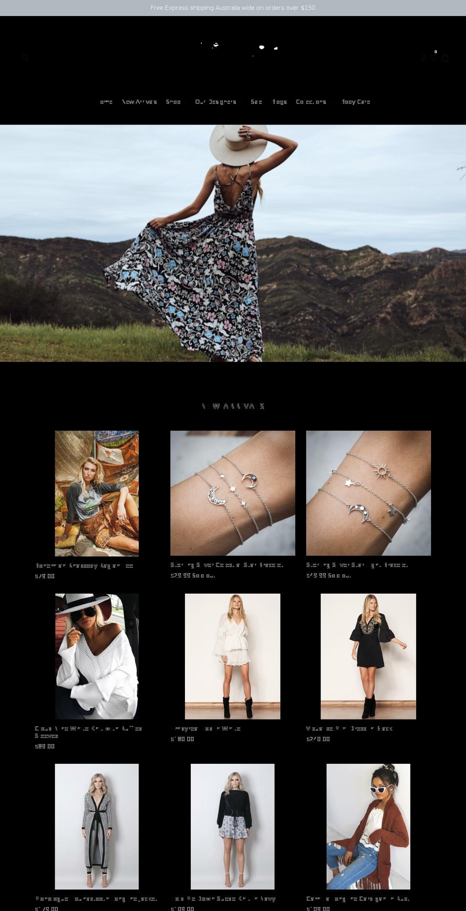 nakoaclothing.com — Shopify storefront screenshot