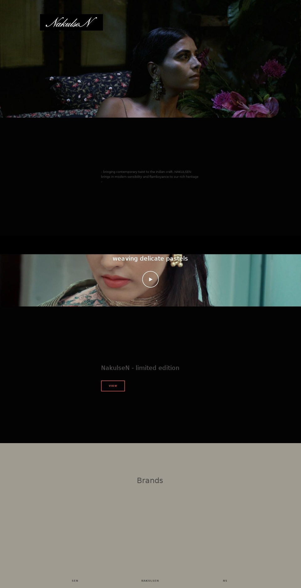 nakulsen.com — Shopify storefront screenshot