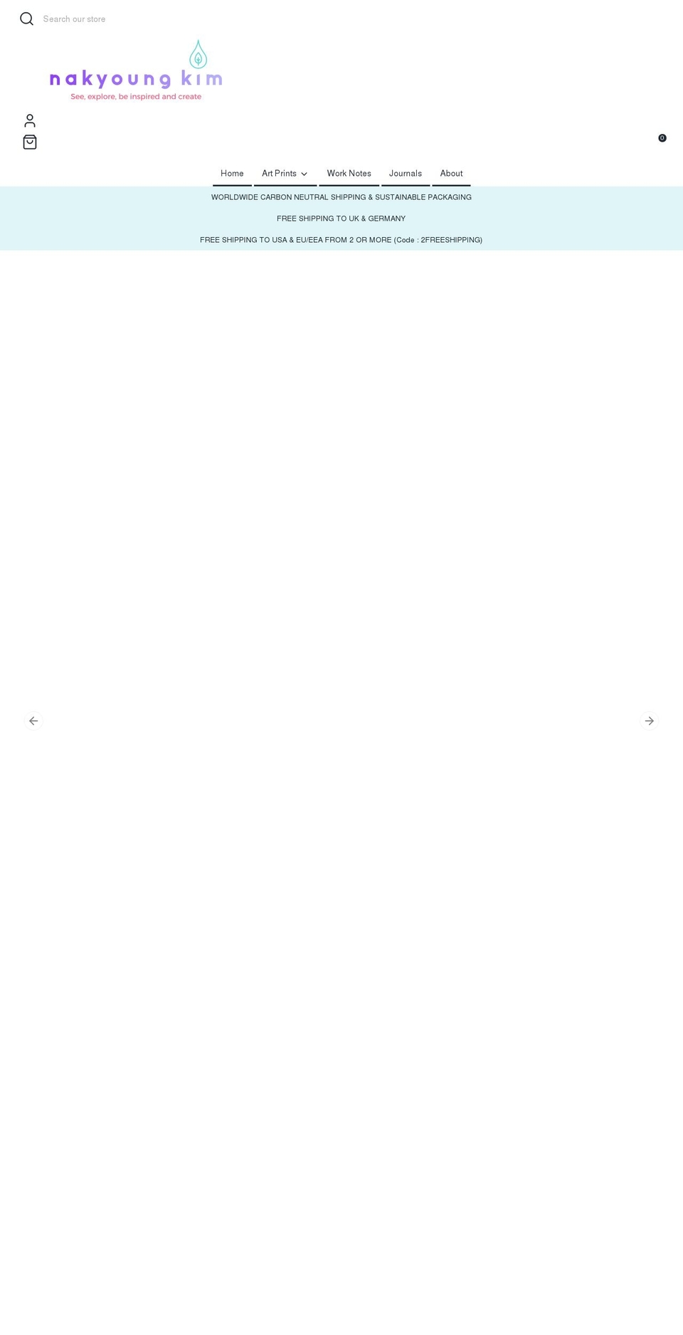 nakyoungkim.com shopify website screenshot