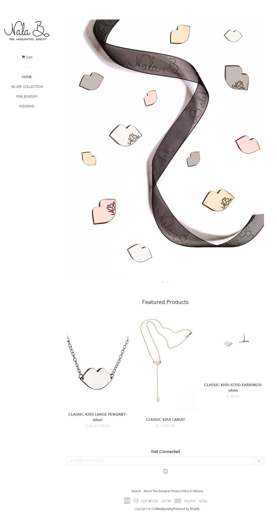 nalabjewelry.com shopify website screenshot