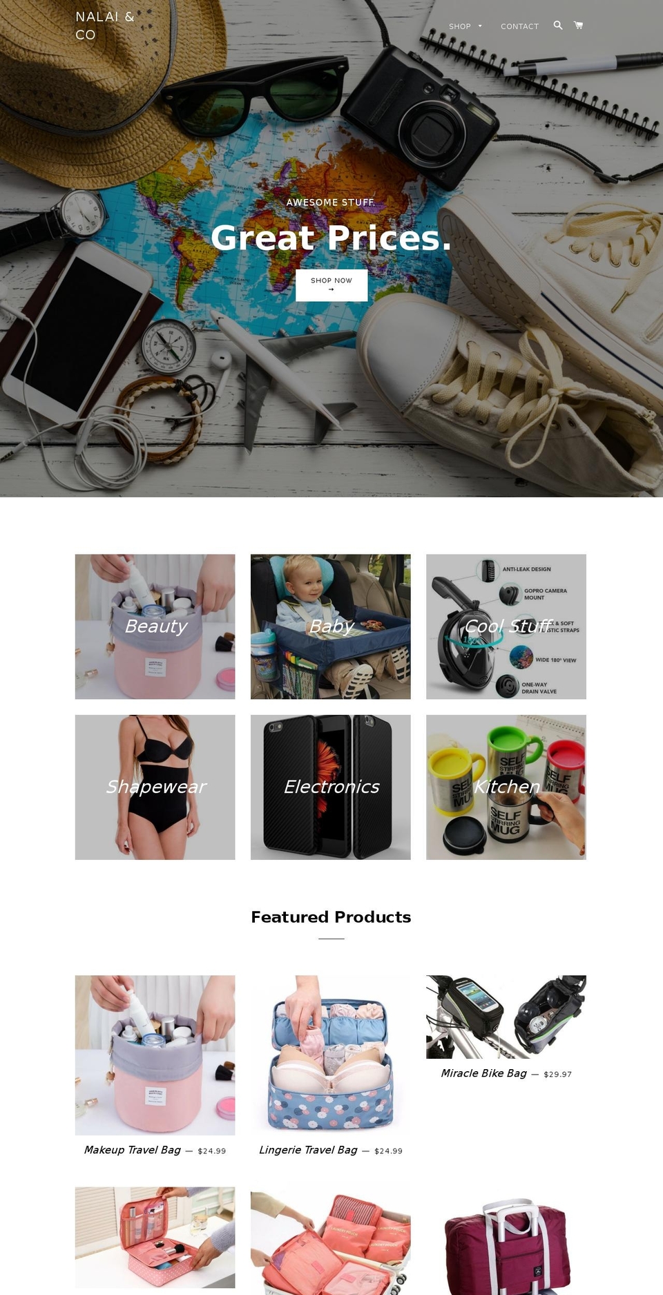 nalaiandco.com shopify website screenshot