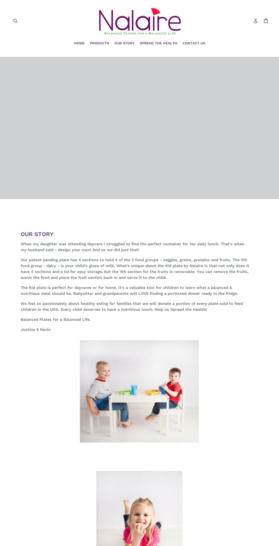 nalaire.com shopify website screenshot