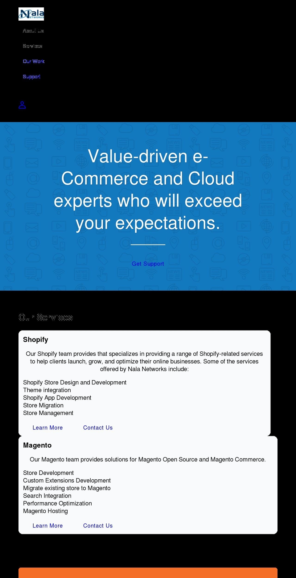 nalanetworks.com shopify website screenshot