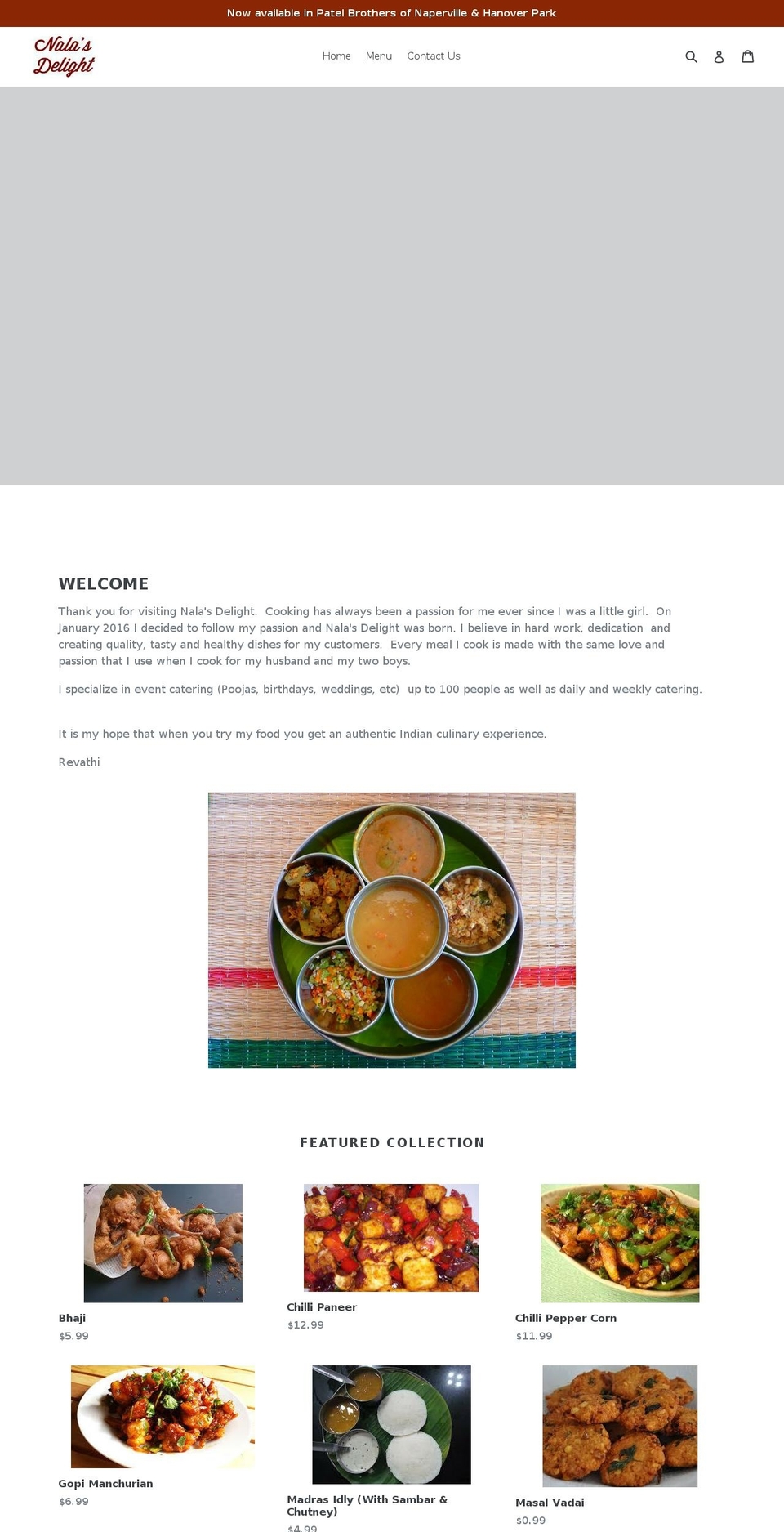 nalasdelight.com shopify website screenshot