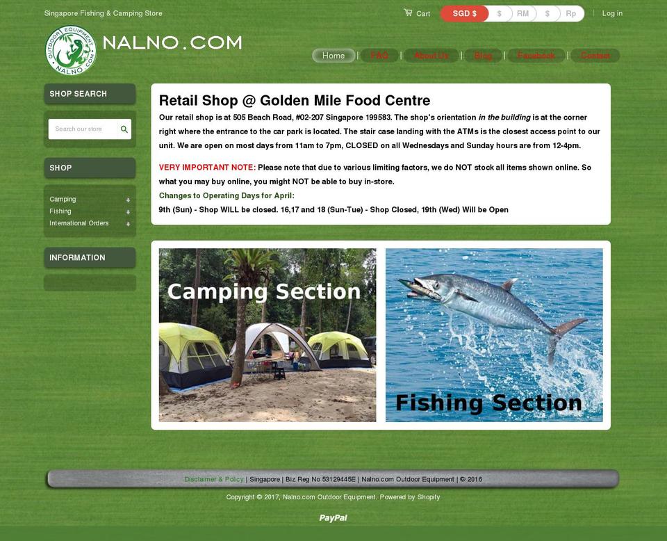 nalno.com shopify website screenshot