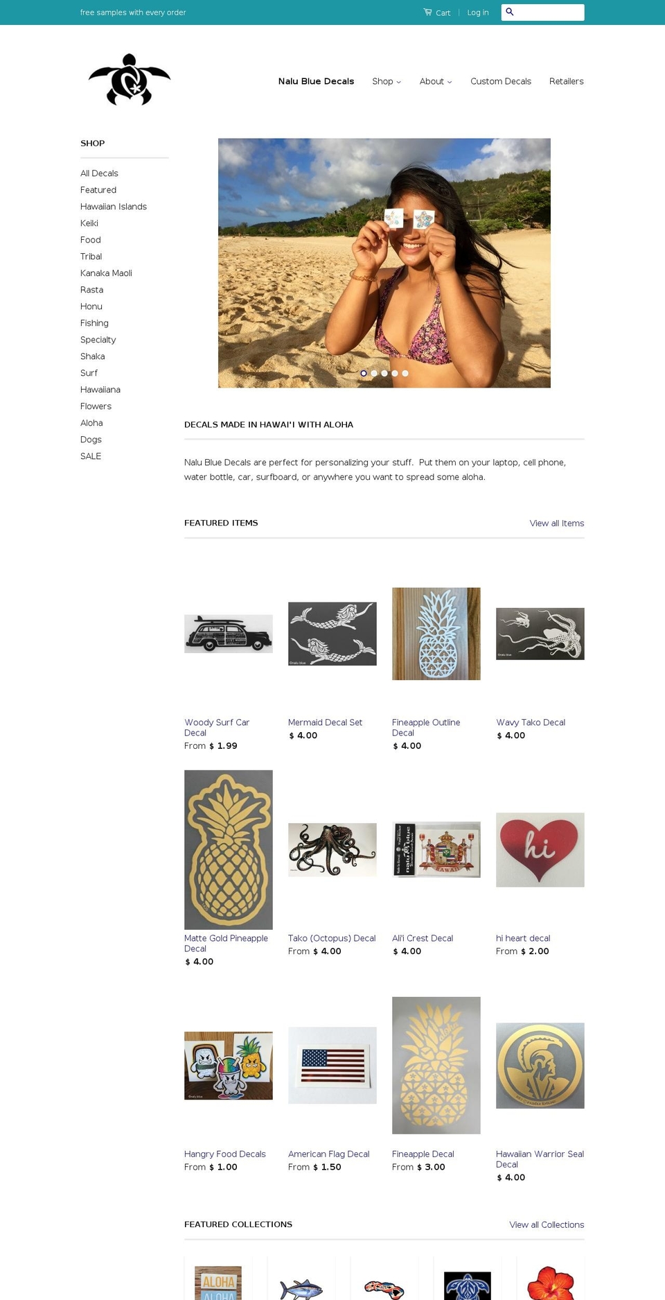 nalublue.com shopify website screenshot