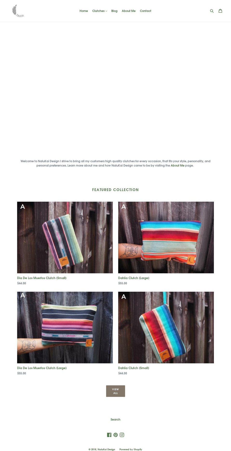 nalukaidesign.com shopify website screenshot