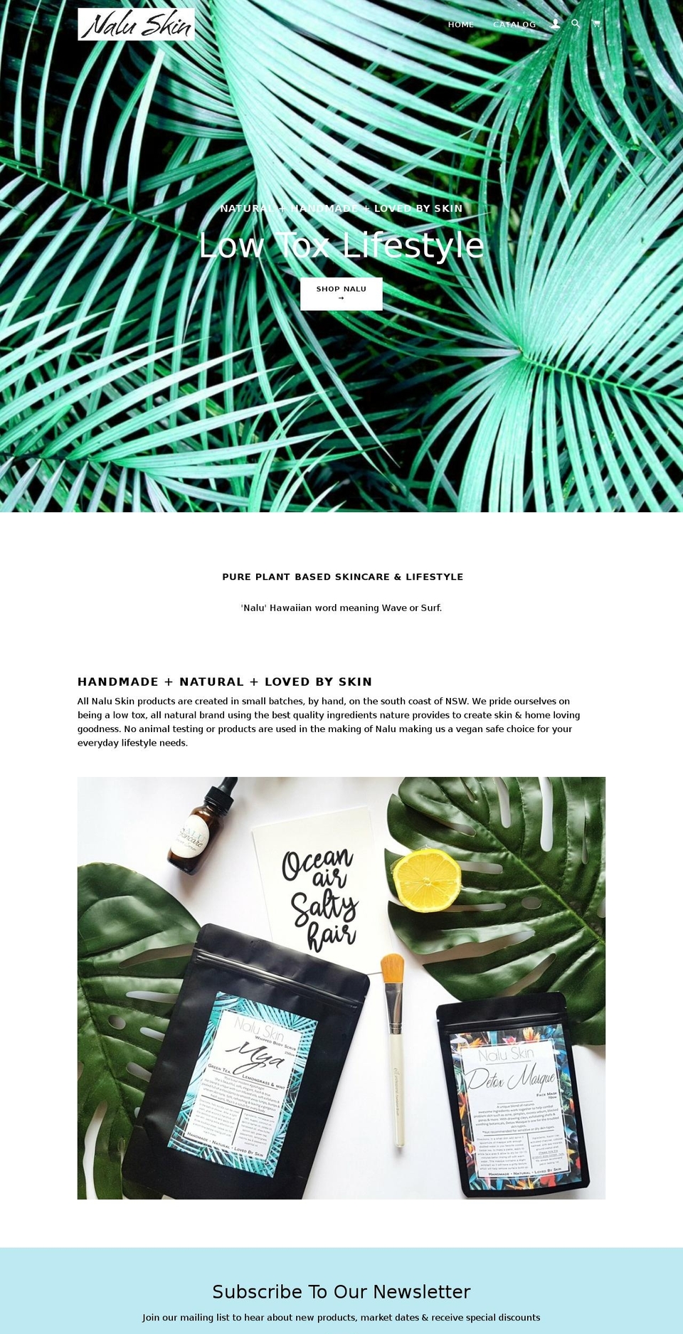 naluskin.com — Shopify storefront screenshot