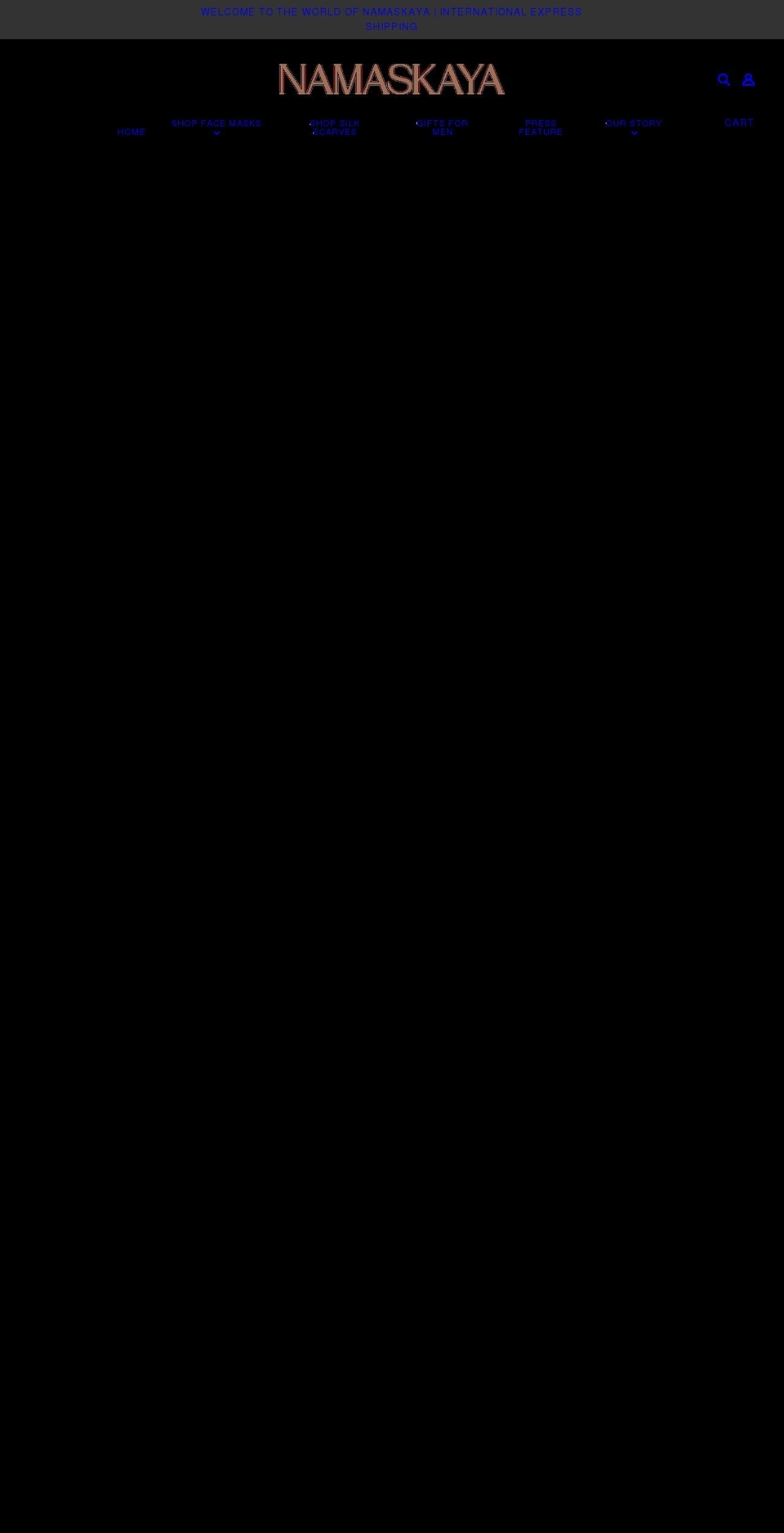 namaskaya.com shopify website screenshot