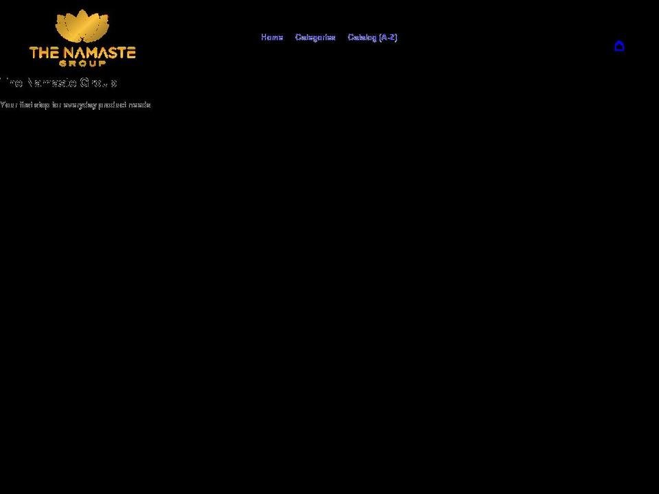 namaste-group.com shopify website screenshot