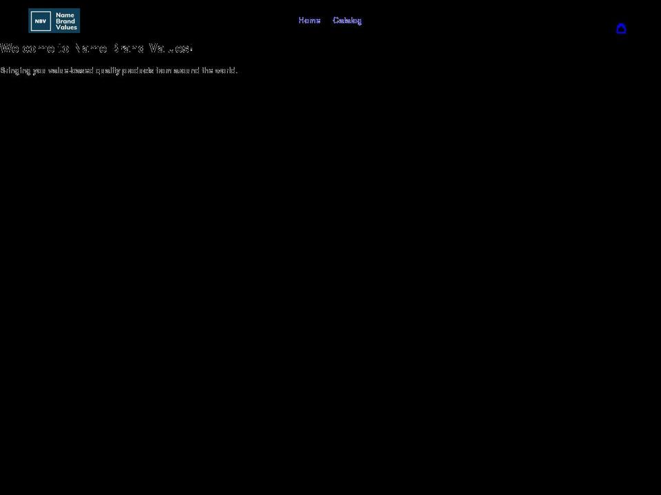 namebrandvalues.com shopify website screenshot