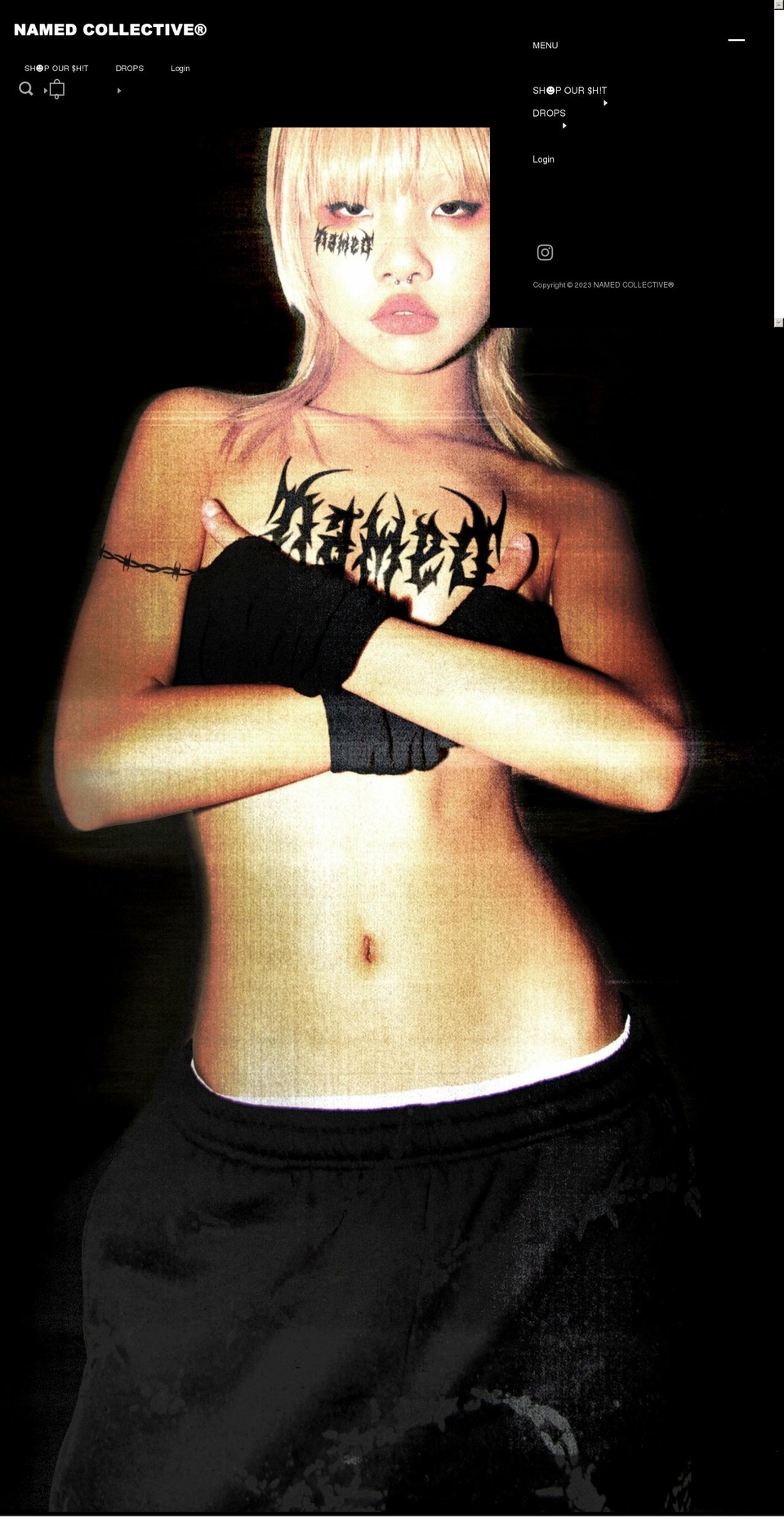 namedcollective.com shopify website screenshot