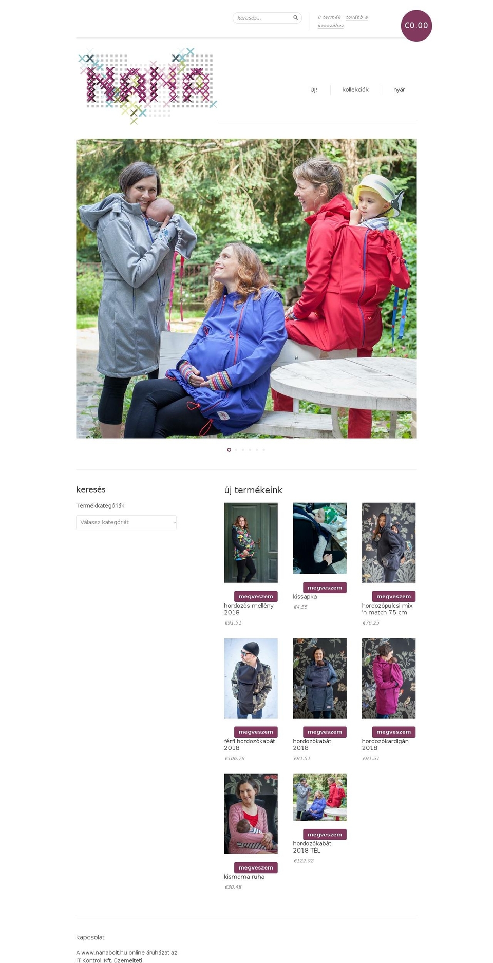 nana.international shopify website screenshot