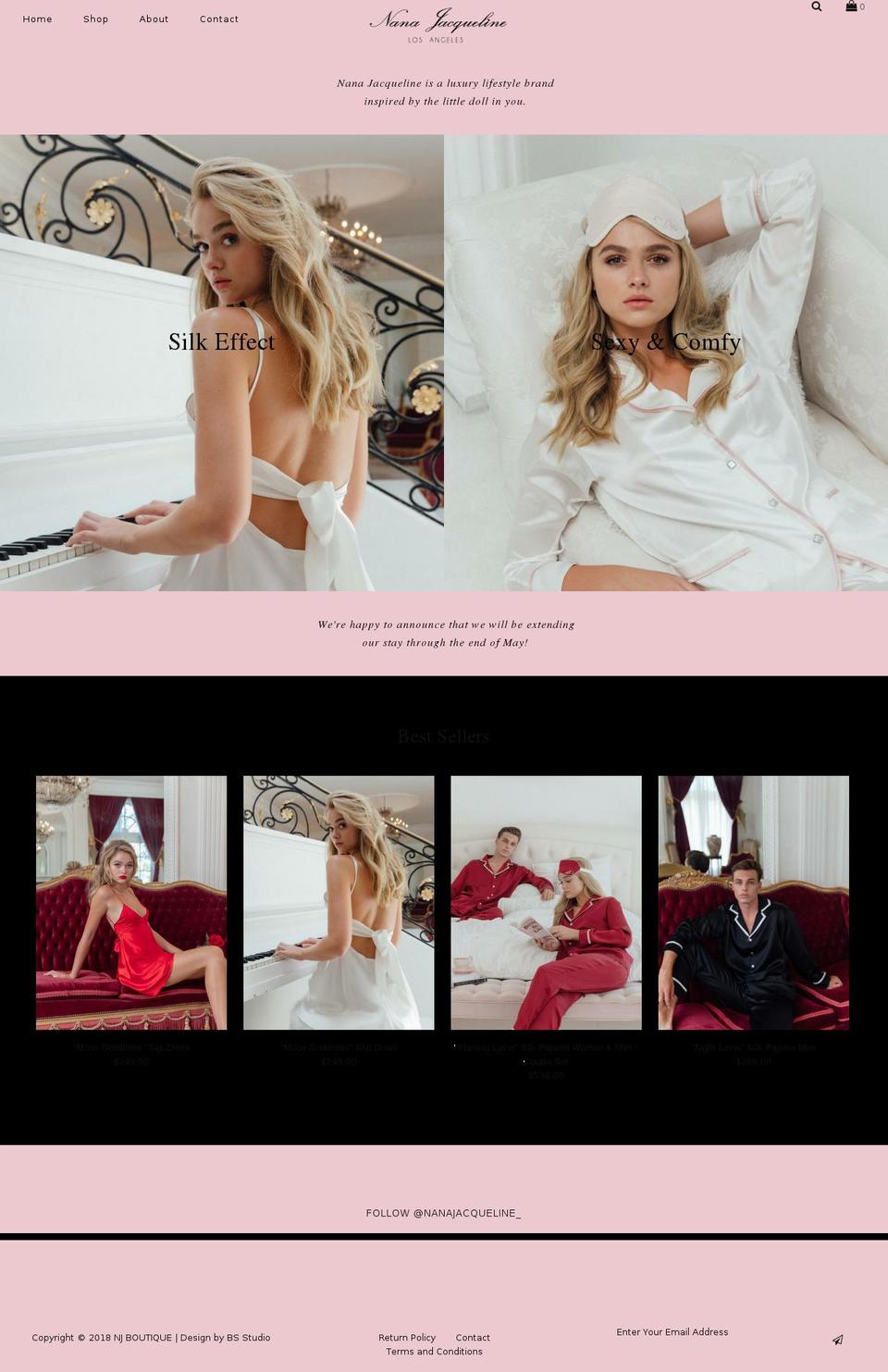 nanajacqueline.com — Shopify storefront screenshot