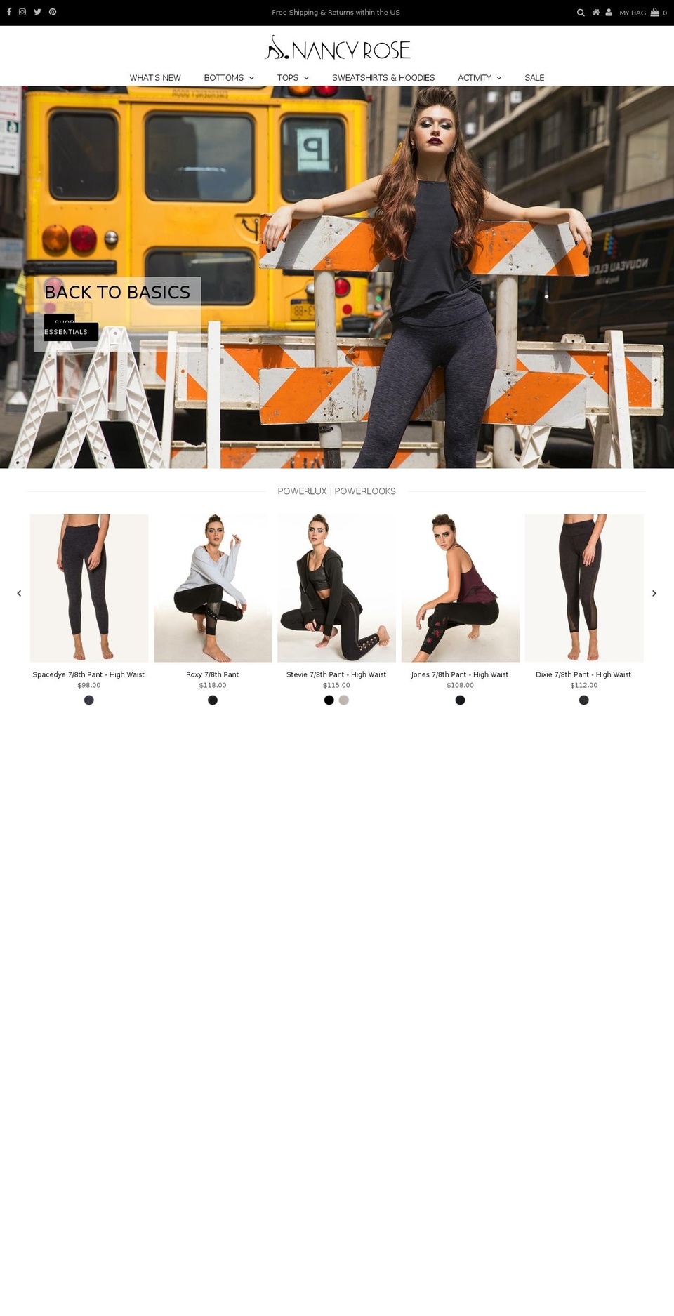 nancyroseperformance.com shopify website screenshot