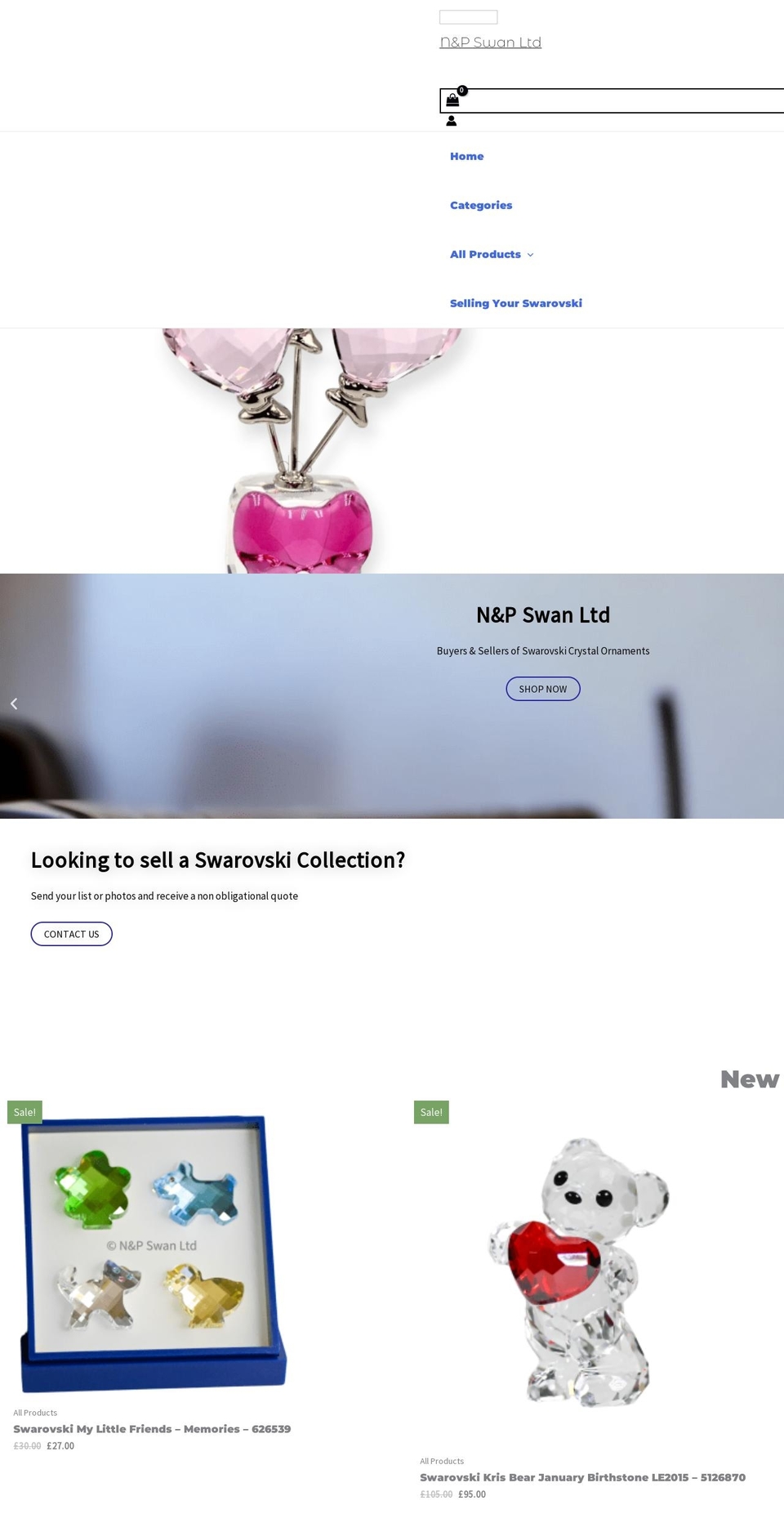 nandpswan.co.uk shopify website screenshot