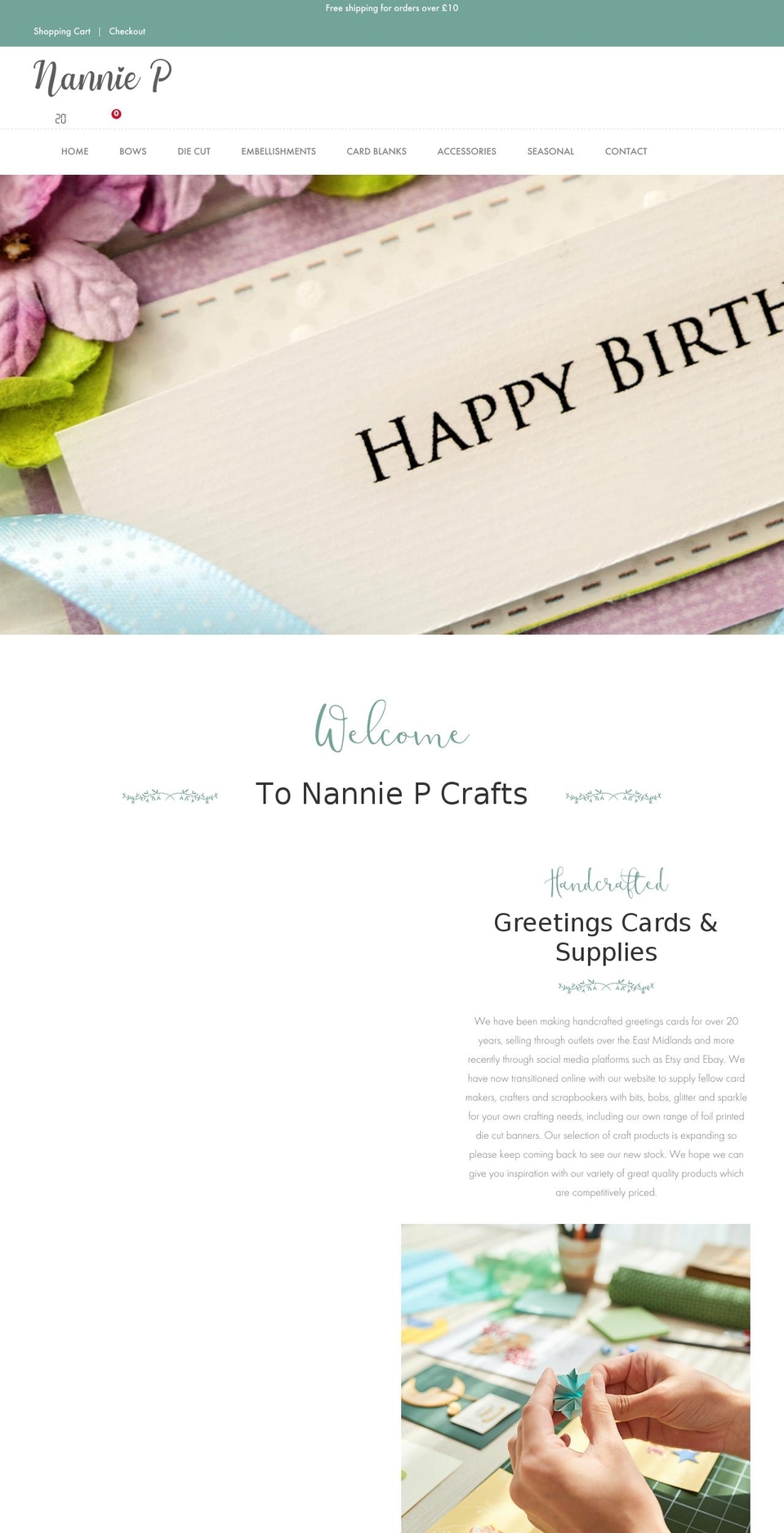 Install-me-learts-v-- Shopify theme site example nanniepcraft.co.uk