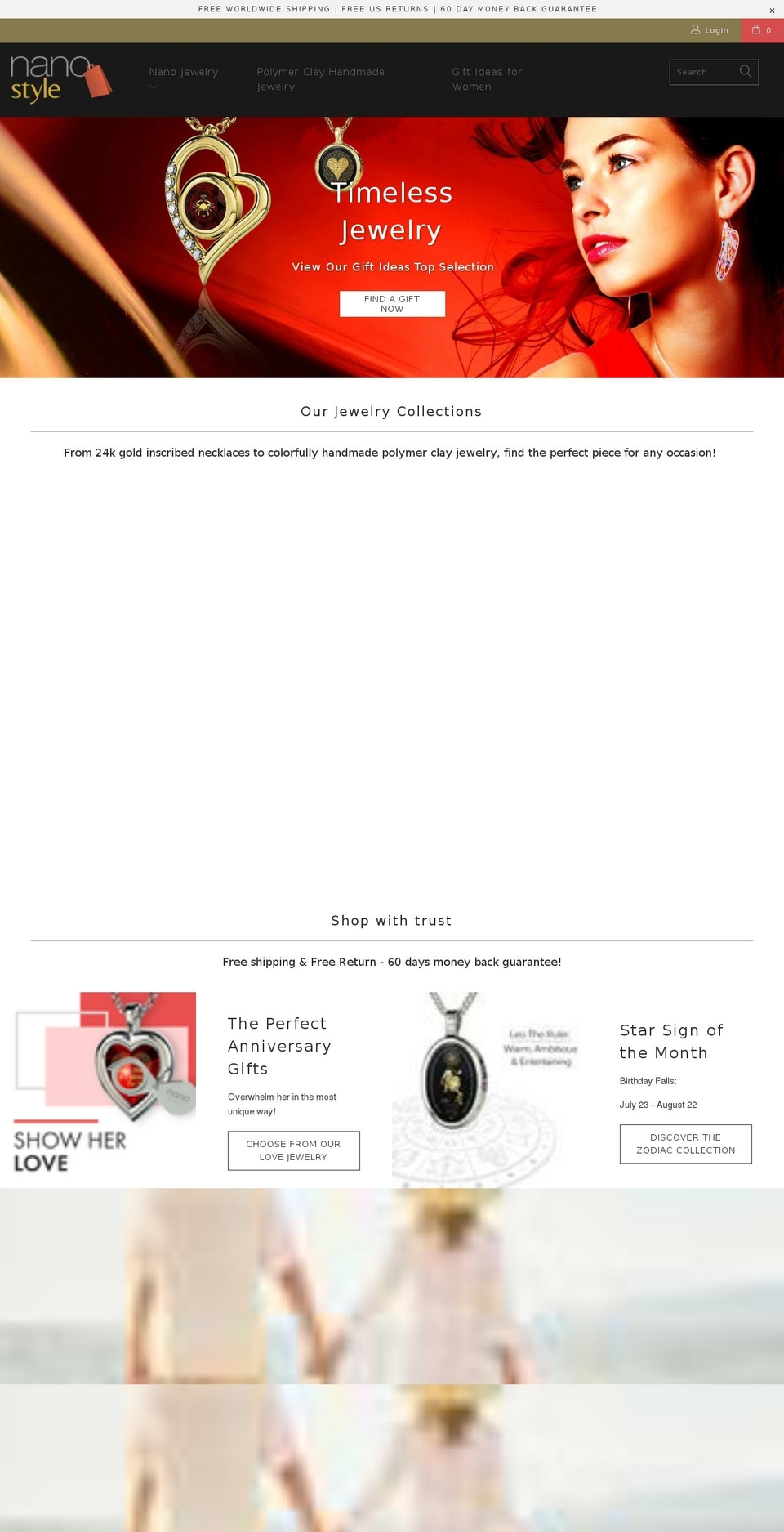 nanostyle.com — Shopify storefront screenshot