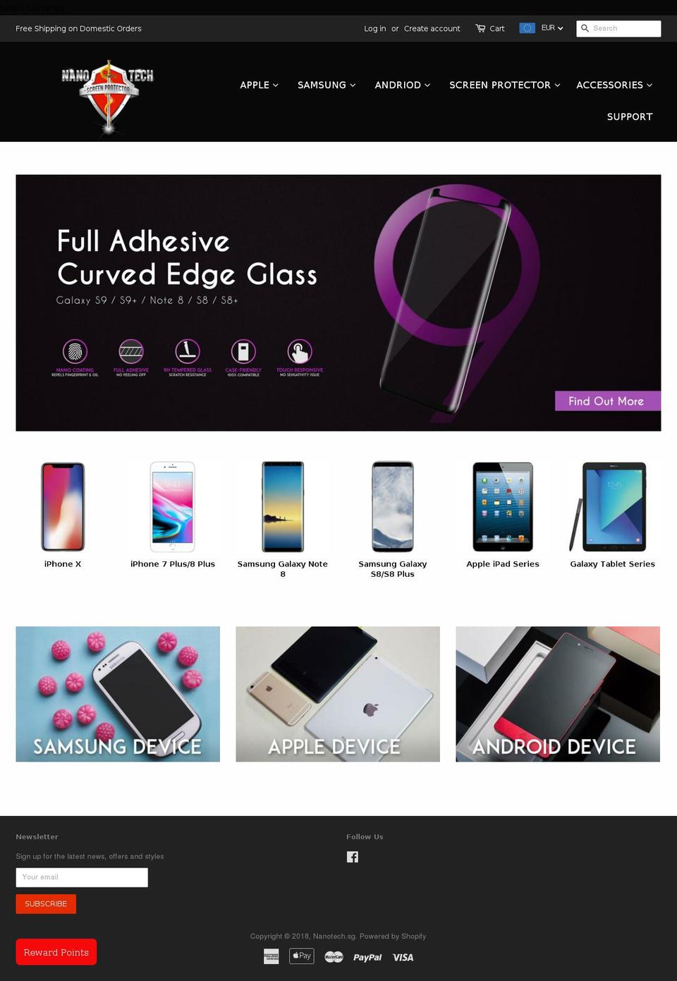 nanotechsg.com — Shopify storefront screenshot