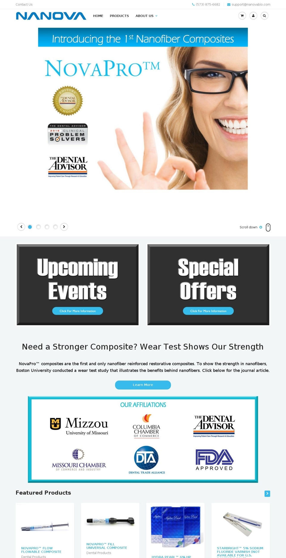 nanovamed.com shopify website screenshot